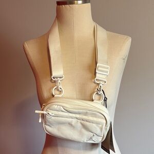 Jordan White Crossbody Bag